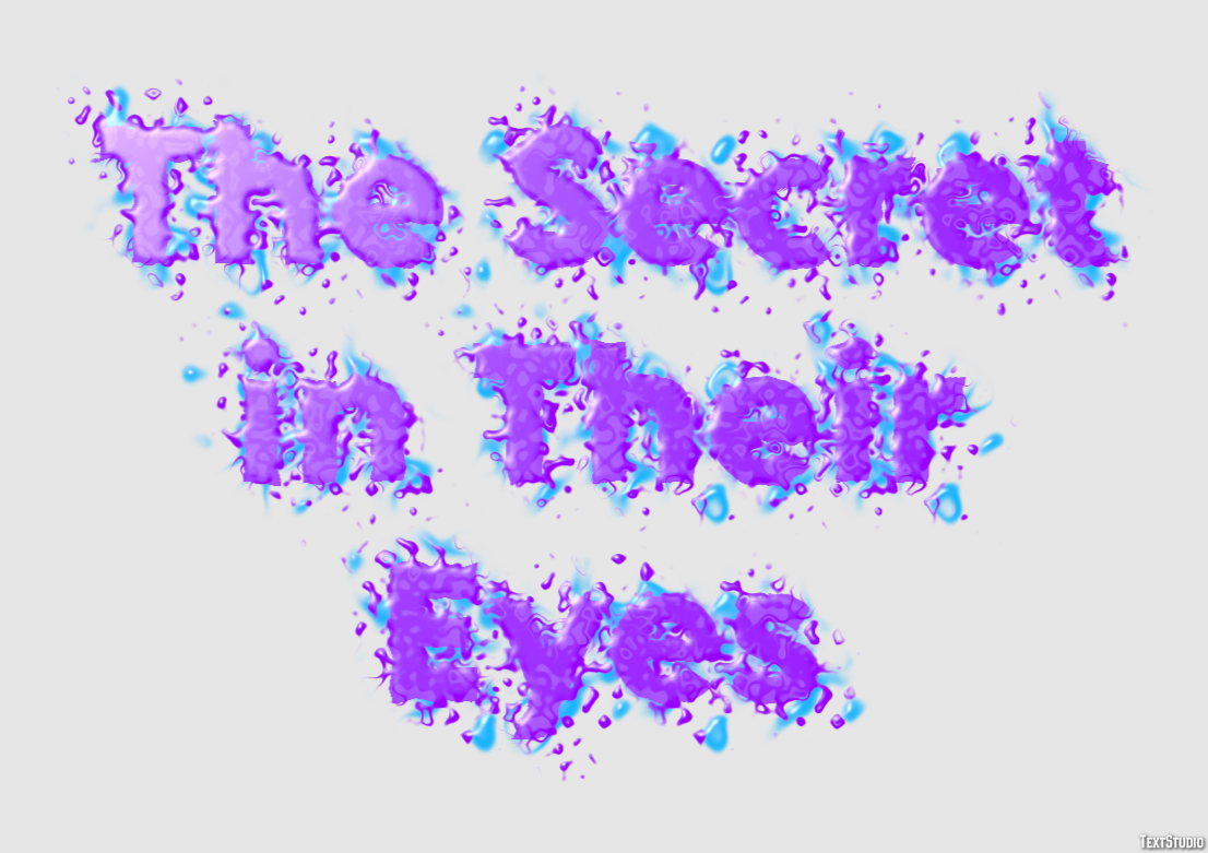 The Secret in Their Eyes Text Effect