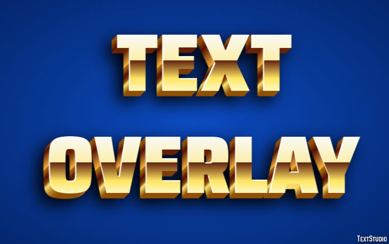 Text Overlay Text Effect