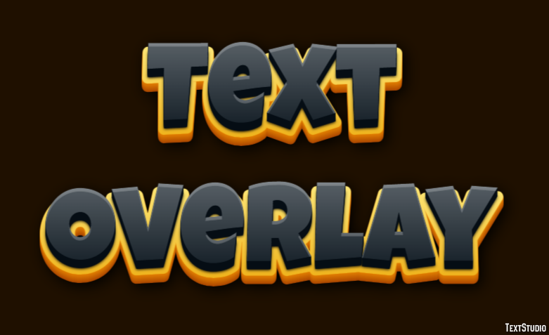 Text Overlay Text Effect