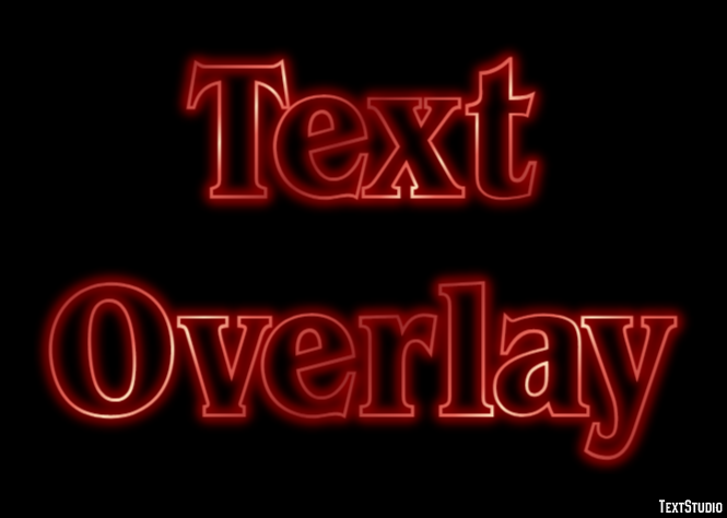 Text Overlay Effet de Texte