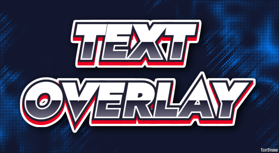 Text Overlay Text Effect