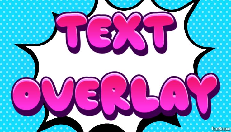 Text Overlay Text Effect