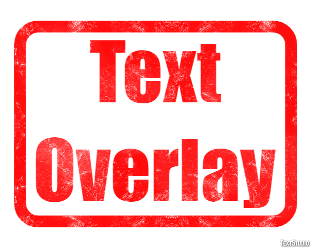 Text Overlay Text Effect