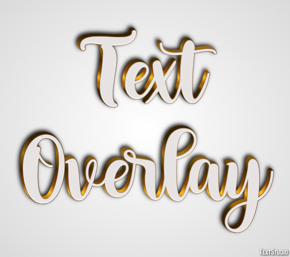Text Overlay Text Effect
