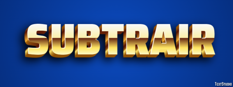Subtrair Efeito do texto