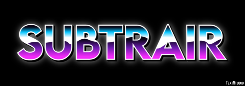 Subtrair Efeito do texto