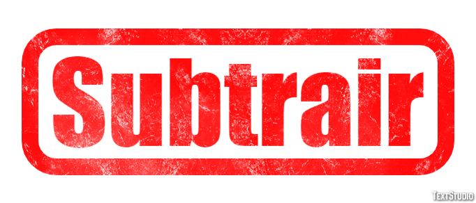 Subtrair Efeito de texto