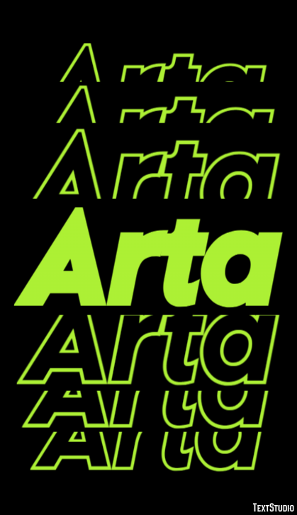 Arta Metin Efekti
