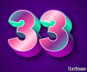 33 Texteffekt