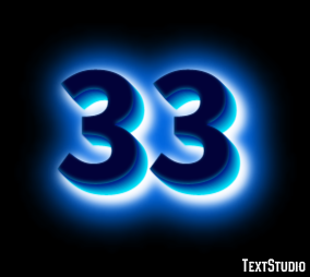 33 Texteffekt