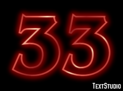 33 Texteffekt