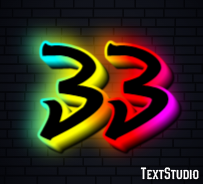 33 Texteffekt