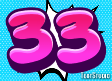 33 Texteffekt