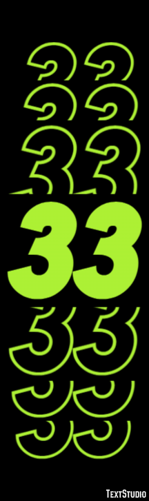 33 Texteffekt