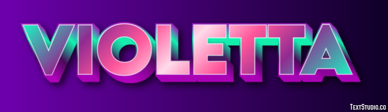 Violetta Efekt tekstowy