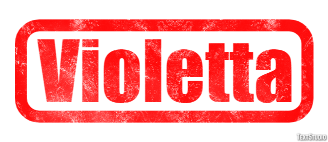 Violetta Efekt tekstowy