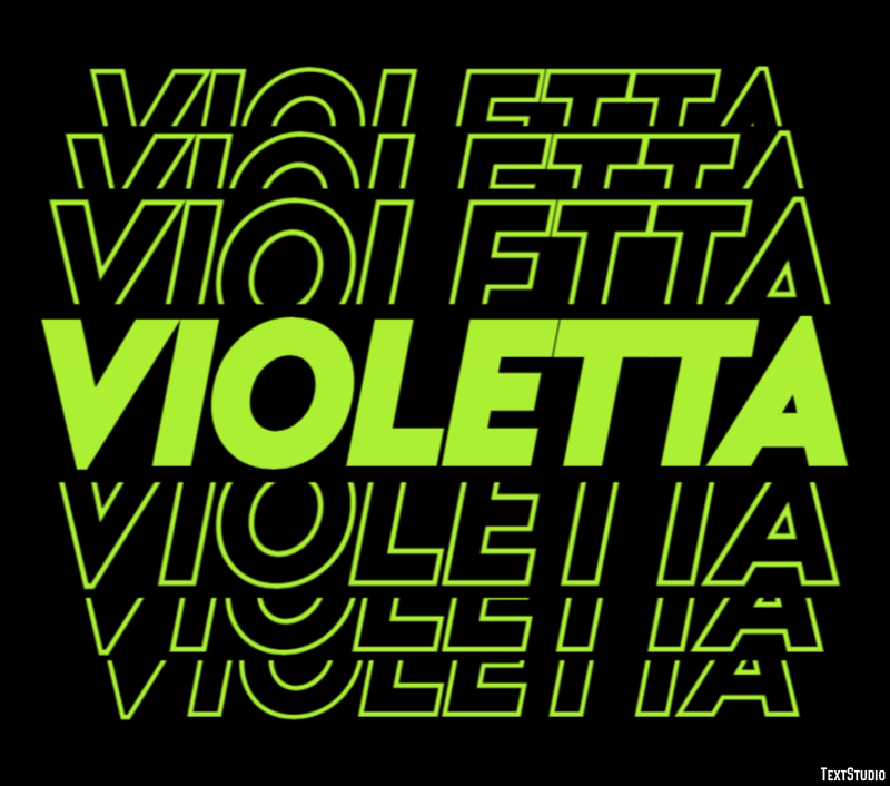 Violetta Efekt tekstowy