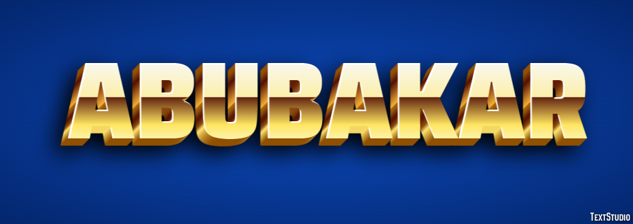 Abubakar Texteffekt