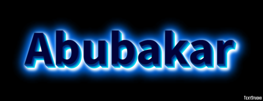 Abubakar Texteffekt