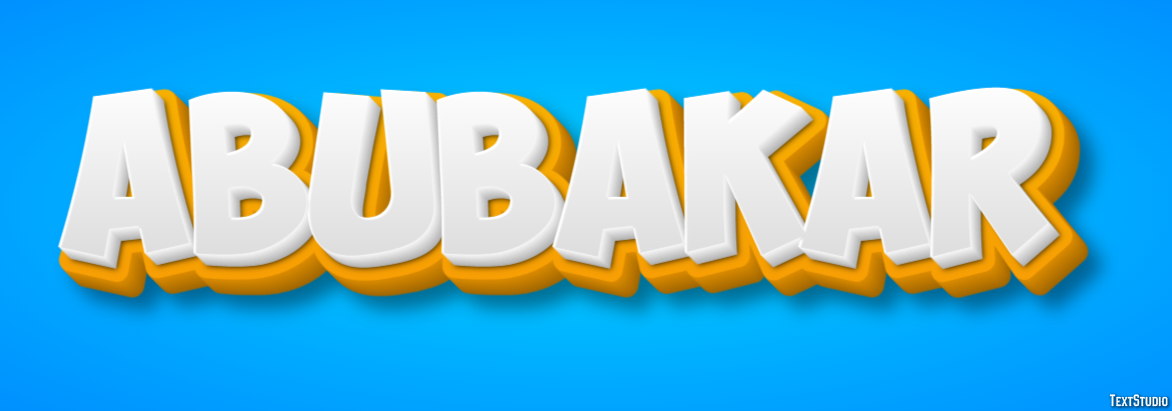 Abubakar Efecto de Texto