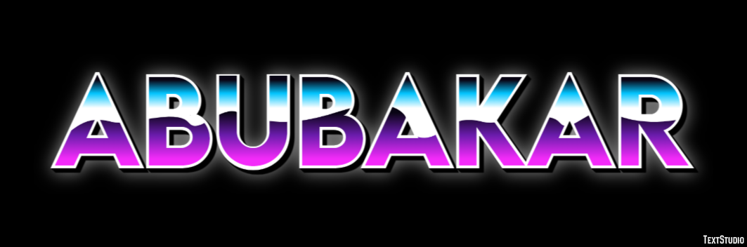 Abubakar Efecto de Texto