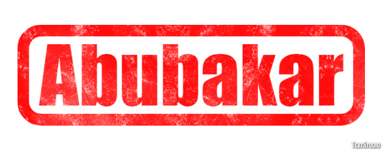 Abubakar Text effect