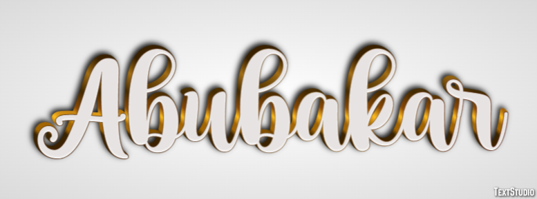 Abubakar Text Effect