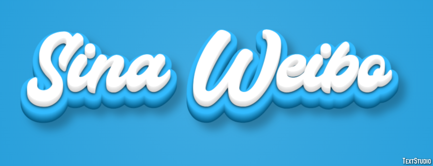 Sina Weibo Texteffekt