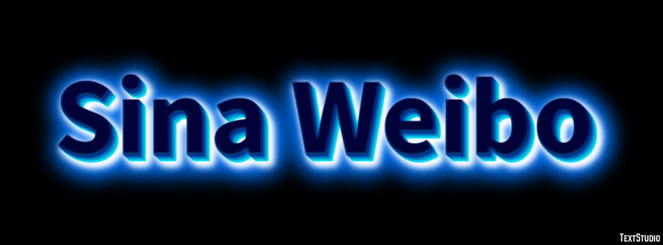 Sina Weibo Texteffekt