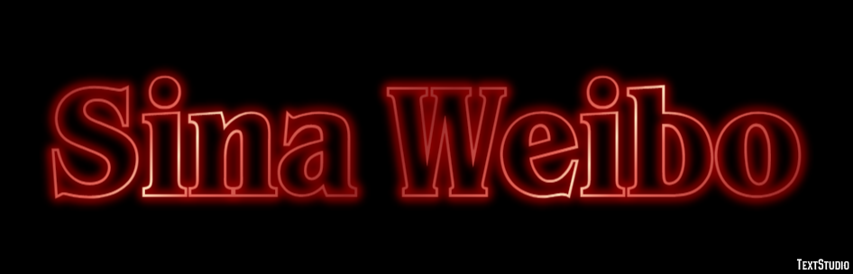 Sina Weibo Texteffekt