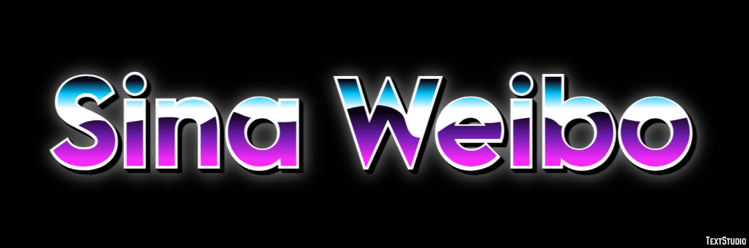 Sina Weibo Texteffekt