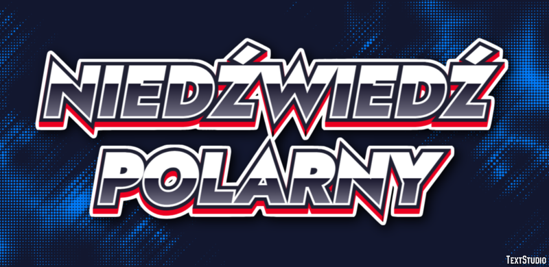 Niedźwiedź polarny Efekt tekstowy