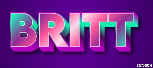 Britt Efekt tekstowy