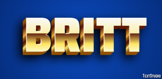 Britt Text Effect