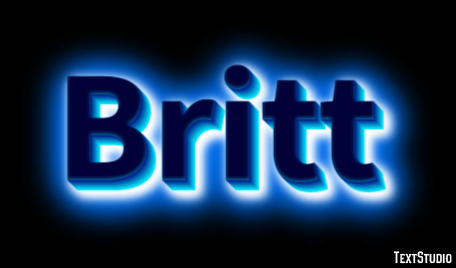 Britt Text Effect