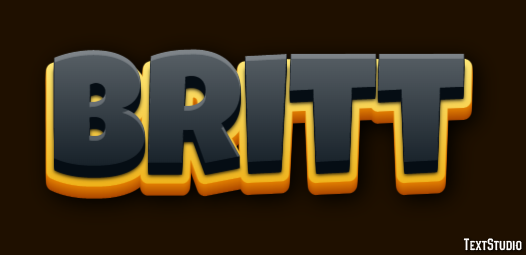Britt Text Effect