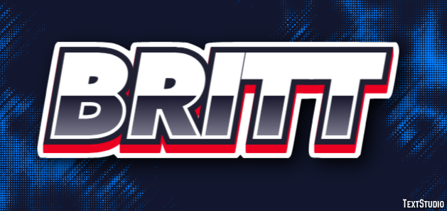 Britt Text Effect
