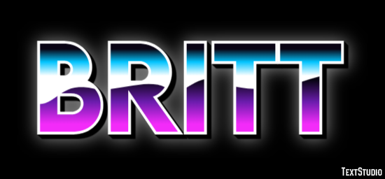 Britt Text Effect