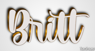 Britt Text Effect