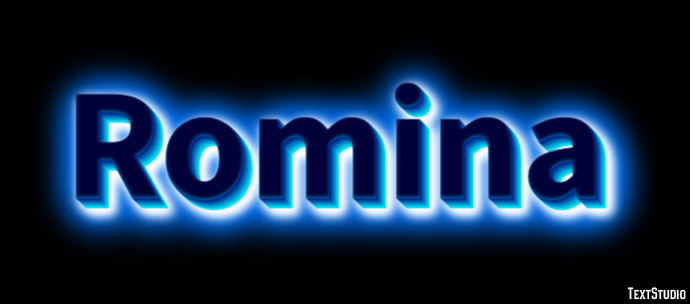 Romina Texteffekt