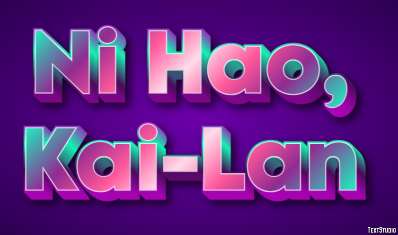 Ni Hao, Kai-Lan Metin Efekti