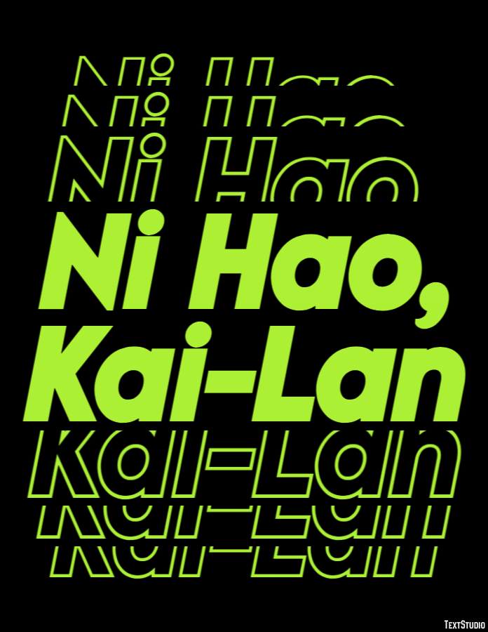 Ni Hao, Kai-Lan Metin Efekti