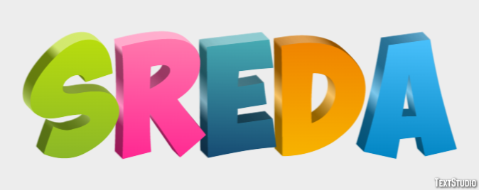 Среда Effetto testo