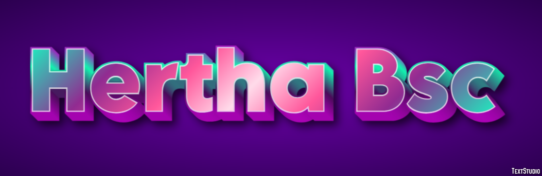Hertha Bsc Effet de texte