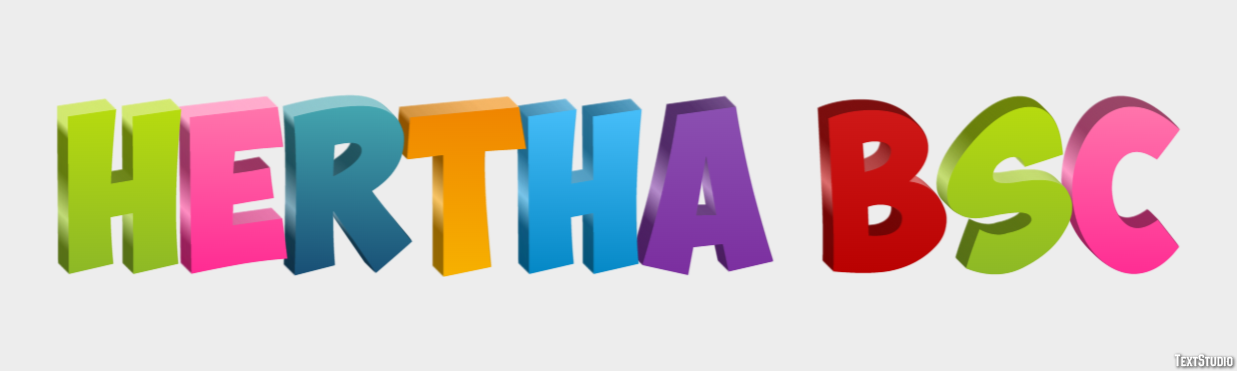Hertha Bsc Effet de texte