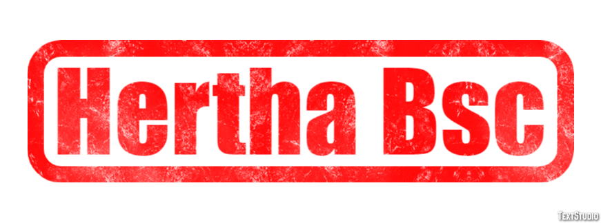 Hertha Bsc Effet de texte