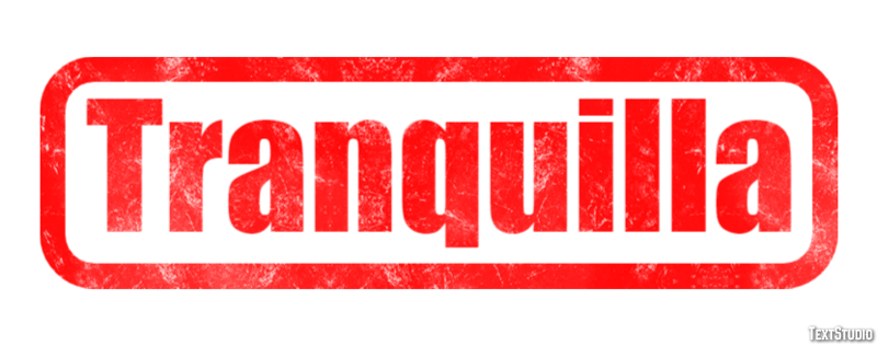 Tranquilla Effetto testo