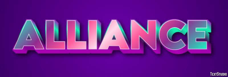 Alliance Efecto de Texto