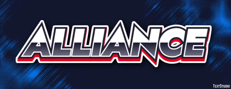 Alliance テキスト効果