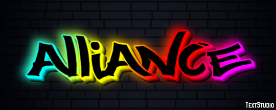 Alliance Efeito de texto